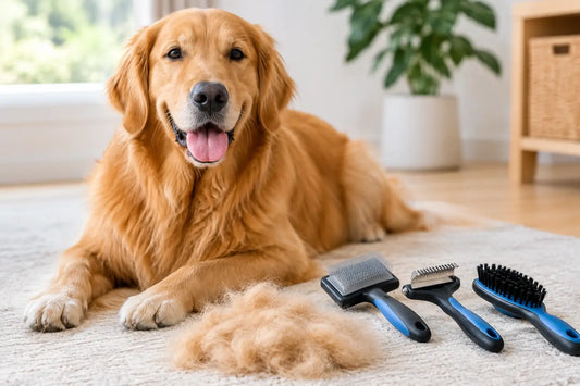 Choosing a Grooming Brush for Shedding Dogs