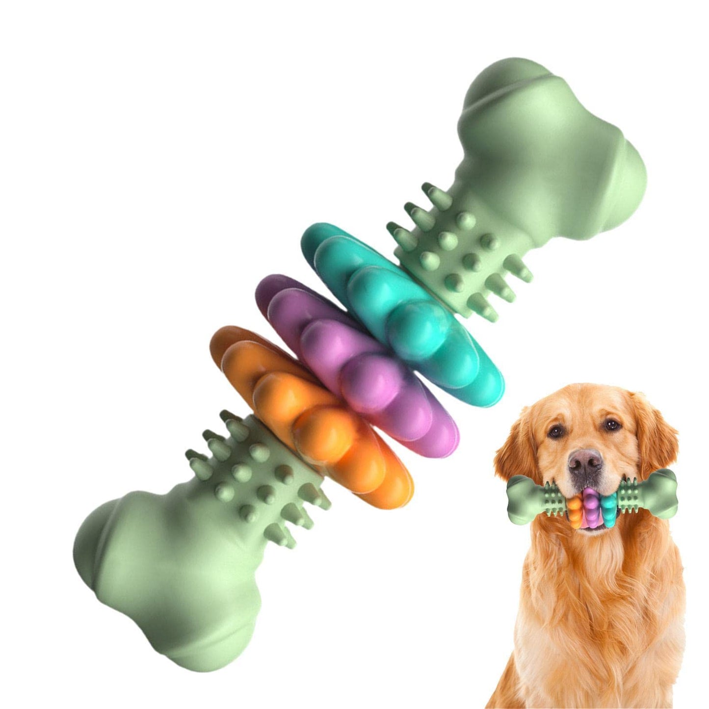 Indestructible Dog Bone Chew Toy
