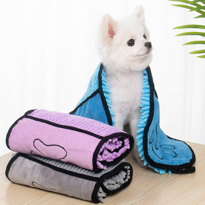 Microfiber Pet Bath Towel for Dogs Cats