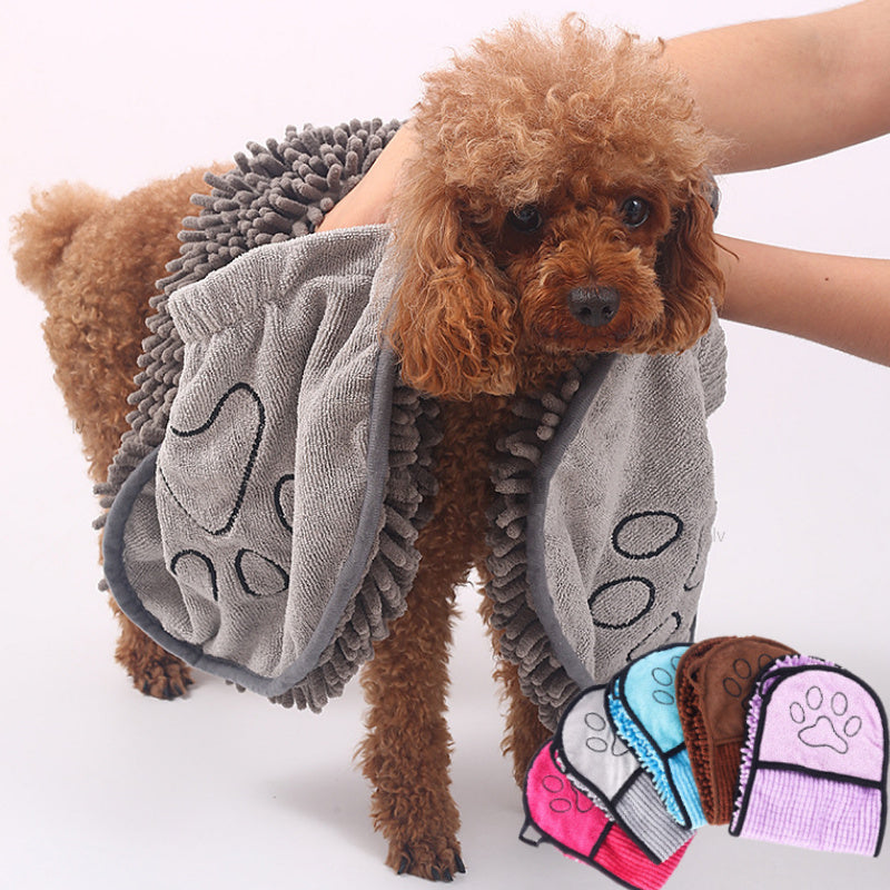 Microfiber Pet Bath Towel for Dogs Cats