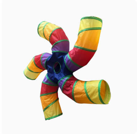 Tree Pattern Cat Tunnel Toy for Pets