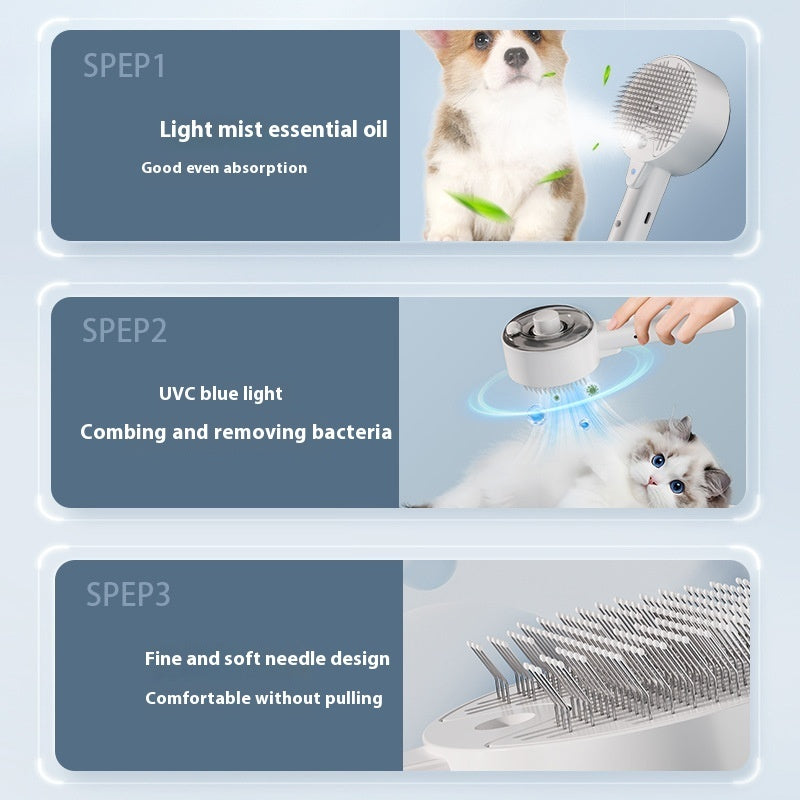 Self Cleaning Pet Grooming Brush