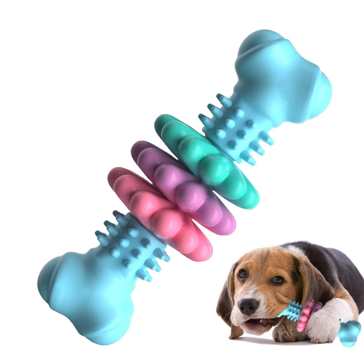 Indestructible Dog Bone Chew Toy