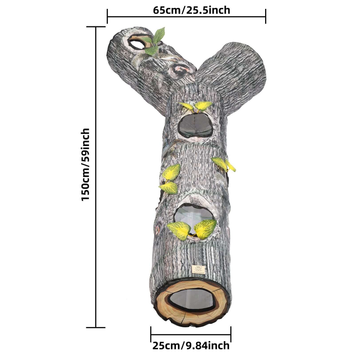 Tree Pattern Cat Tunnel Toy for Pets